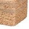 Bali & Pari Marella Modern Bohemian Natural Brown Seagrass Accent Footstool 240-13478-ZORO - alternate 4